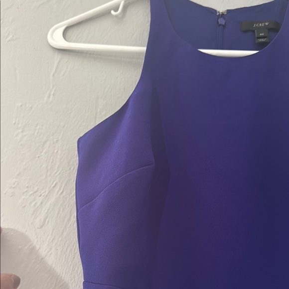 J. Crew Blue Sheath Halter Cocktail Dress 102 - Picture 5 of 13